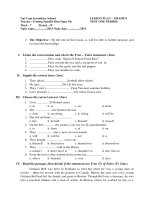 de kiem tra lan 1 hk1 tieng anh 8