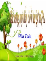 Tiết 11: Lớn hơn. Dấu >