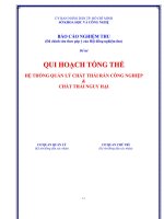 quy hoạch tổng thể hệ thống quản lý chất thải rắn công nghiệp và chất thải nguy hại trên địa bàn tp.hcm giai đoạn 2006-2020