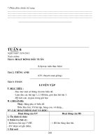 GIÁO AN TUÀN 6 - CKTKN - PHƯƠNG HOA