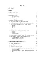 ảnh hưởng của nhiễm giun lươn, giun đũa chó mèo và giun móc của thai phụ trên phản ứng lao tố của con 6 tháng tuổi