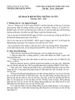 KẾ HOACH BDTX NĂM HỌC 2013-2014