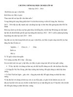 Chương trinh đai hôi chi đôi mâu lơp 4B