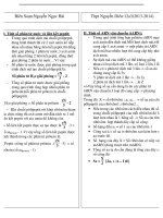 Các Công Thức Sinh Học 12