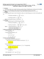 TÓM TẮT KIẾN THỨC VÀ CÁC DẠNG VẬT LÝ 12