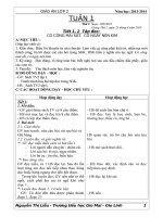 Giao an lop 2 tuan 1 den 5