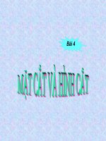 bài 4: mặt cắt - hình cắt