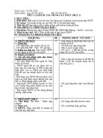 Giáo án kỳ I năm 2012 - 2013 Lào cai