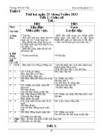 GA Lớp Ghép 2+3 Tuần 6: CKTKN +KNS + BVMT