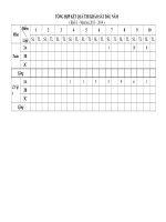 TỔNG HỢP KẾT QUẢ THI KHẢO SÁT ĐẦU NĂM