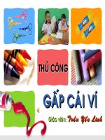 thủ công Gấp cái ví