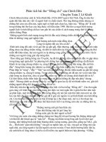 Phân tích bài thơ Đồng chí