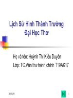 lich su hinh thanh truong DHCT