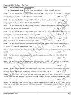 Bài tập thể tích khối chóp - lăng trụ cơ bản