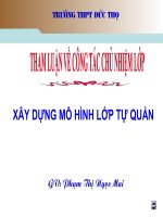 Mô hình lớp học tự quản