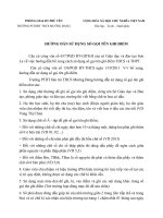 Hướng dẫn ghi sổ gọi tên ghi điểm