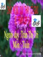 TOÁN LƠP 5 BÀI: ĐỀ CA MÉT VUÔNG; HÉC TÔ-MÉT VUÔNG