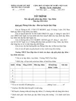 To trinh xin dạy them