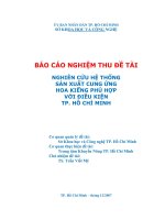 nghiên cứu hệ thống sản xuất cung ứng hoa kiểng phù hợp điều kiện tp.hcm