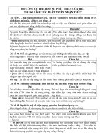 bộ cong cu ve linh vực nhân thức