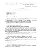 Kế hoạch giáo viên