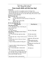 giao an mi thuat lop 5 bai 1 thuong thuc mi thuat xem tranh thieu nu ben hoa hue