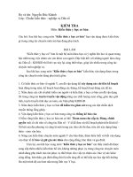 Kiểm tra Kien thức y học cơ bản