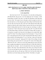 Biện pháp quản lý của hiệu trưởng đối với hoạt động dạy học ở trường THCS Đông Hà