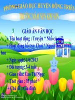 thơ Nhổ củ cải  3-4 TUOI