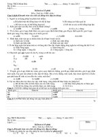 Kiem tra 15 phut sinh 9