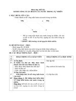 khoa học bài: SƠ ĐỒ VÒNG TUẦN HOÀN CỦA NƯỚC TRONG TỰ NHIÊN