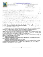 Đề và đáp án thi giáo viên giỏi