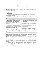 kiểm tra 15'''' sinh học 9