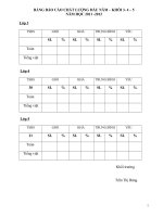 bang bao cao chat luong dau nam