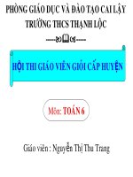 Làm quen với số nguyên âm (Toán 6)