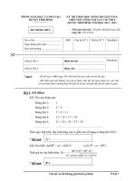 Đề Thi csio vong huyen