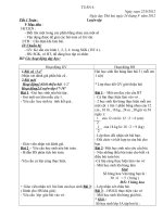 giáo án lớp 3 tuần 6 chuẩn không cần chỉnh