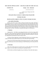 báo cáo tổng kết và phương hướng hoạt động công tác đoàn thanh niên