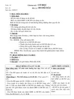 Bài 1 Đo dộ dài