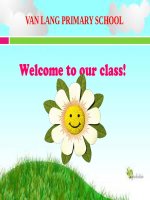 unit 1 english 3 mới