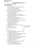 trắc nghiệm dược lý