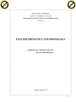 english phonetics and phonology