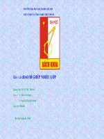 Báo cáo bao bì ghép nhiều lớp