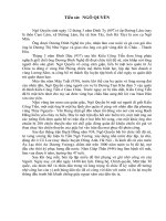 Tiểu sử: Ngô Quyền