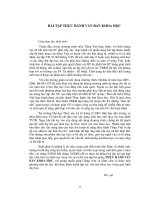 bài tập thực hành văn bản khoa học