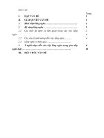 phân tích kỹ năng lắng nghe trong giao tiếp nghề luật. liên hệ thực tiễn bản thân