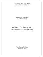 đường lối cách mạng đảng cộng sản việt nam
