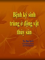 bệnh ký sinh trùng ở động vật thuỷ sản