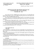 KE HOACH TO CHUC HS LAM DO DUNG HOC TAP