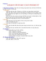 Kế hoạch chương 1 tin học 6